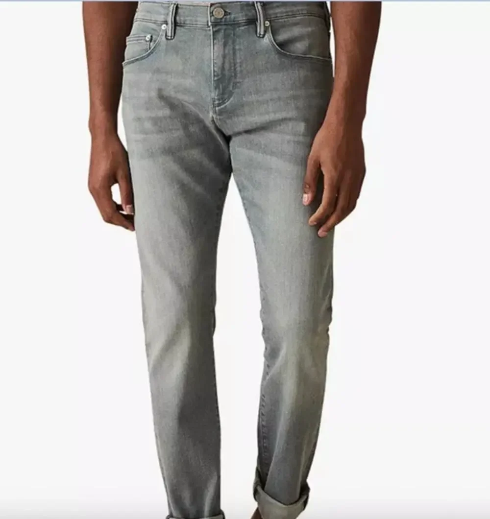 REISS Mason Jeans Size 30 Waist NEW $245 Mid Blue Jersey Stretch Tapered Slim